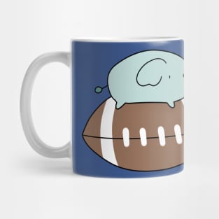 Tiny Elephant and Football Mug